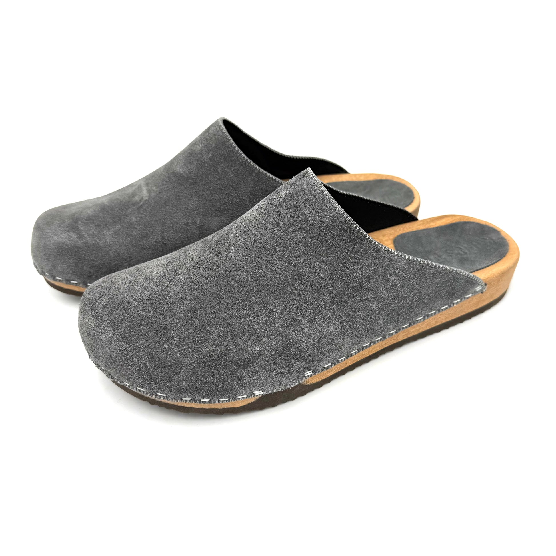 KUNSTENDESIGN.COM Lowrider | Men's Clogs | Stormveil Suede White Smoke