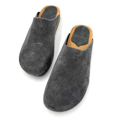 KUNSTENDESIGN.COM Lowrider | Men's Clogs | Stormveil Suede White Smoke