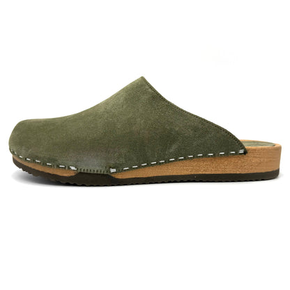 KUNSTENDESIGN.COM Lowrider | Men's Clogs | Hunter Suede White Smoke