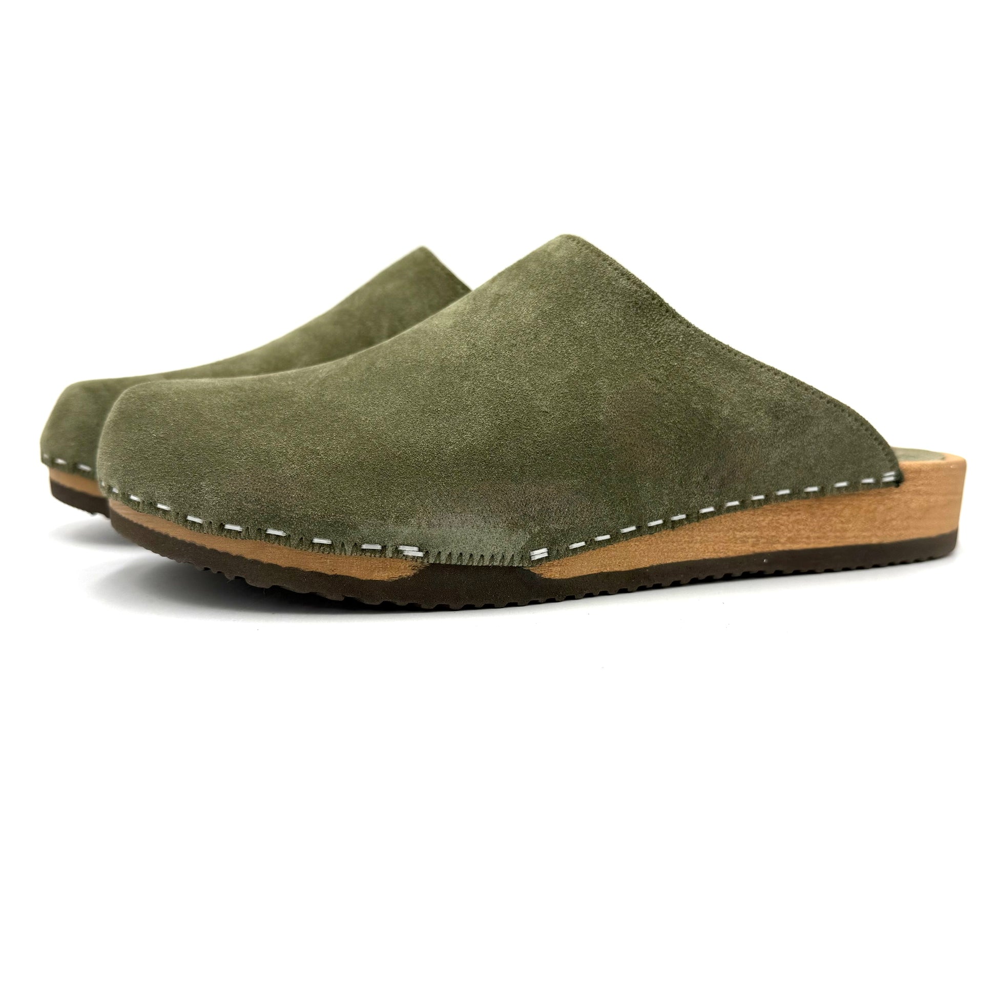 KUNSTENDESIGN.COM Lowrider | Men's Clogs | Hunter Suede White Smoke