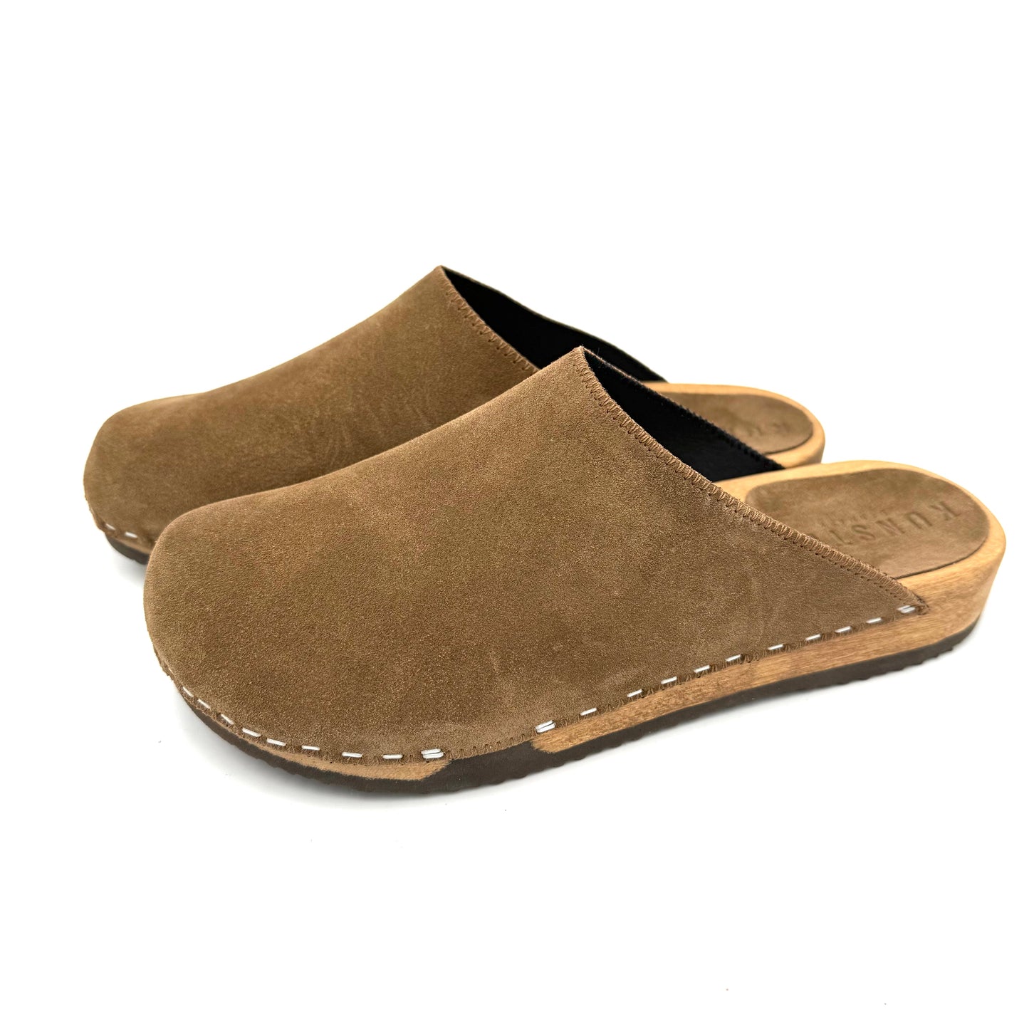 KUNSTENDESIGN.COM Ella | Umber Suede White Smoke