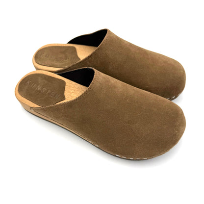 KUNSTENDESIGN.COM Ella | Umber Suede White Smoke