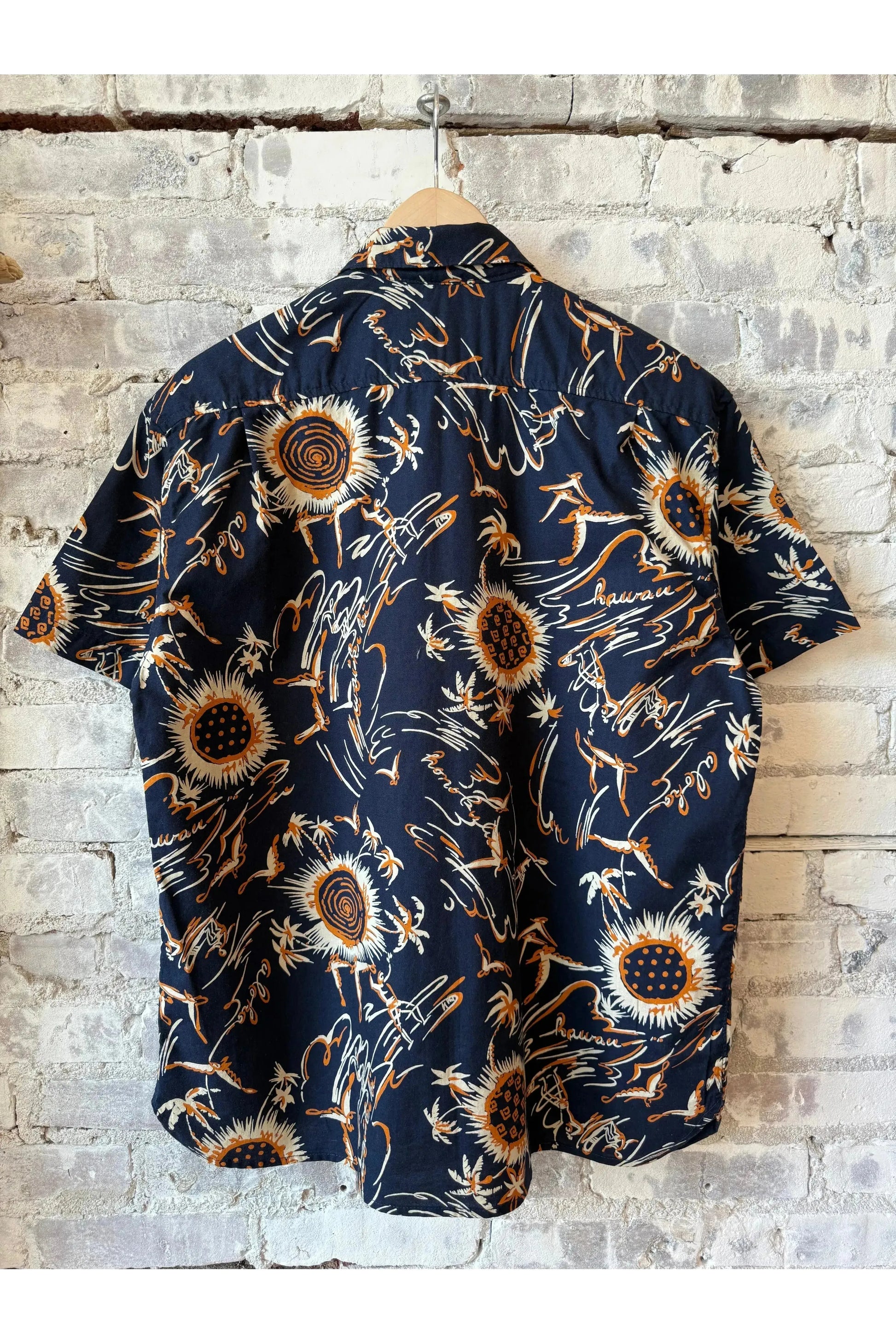 Dean Double Pocket SS Shirt - Aloha Navy - DUNE + SALT