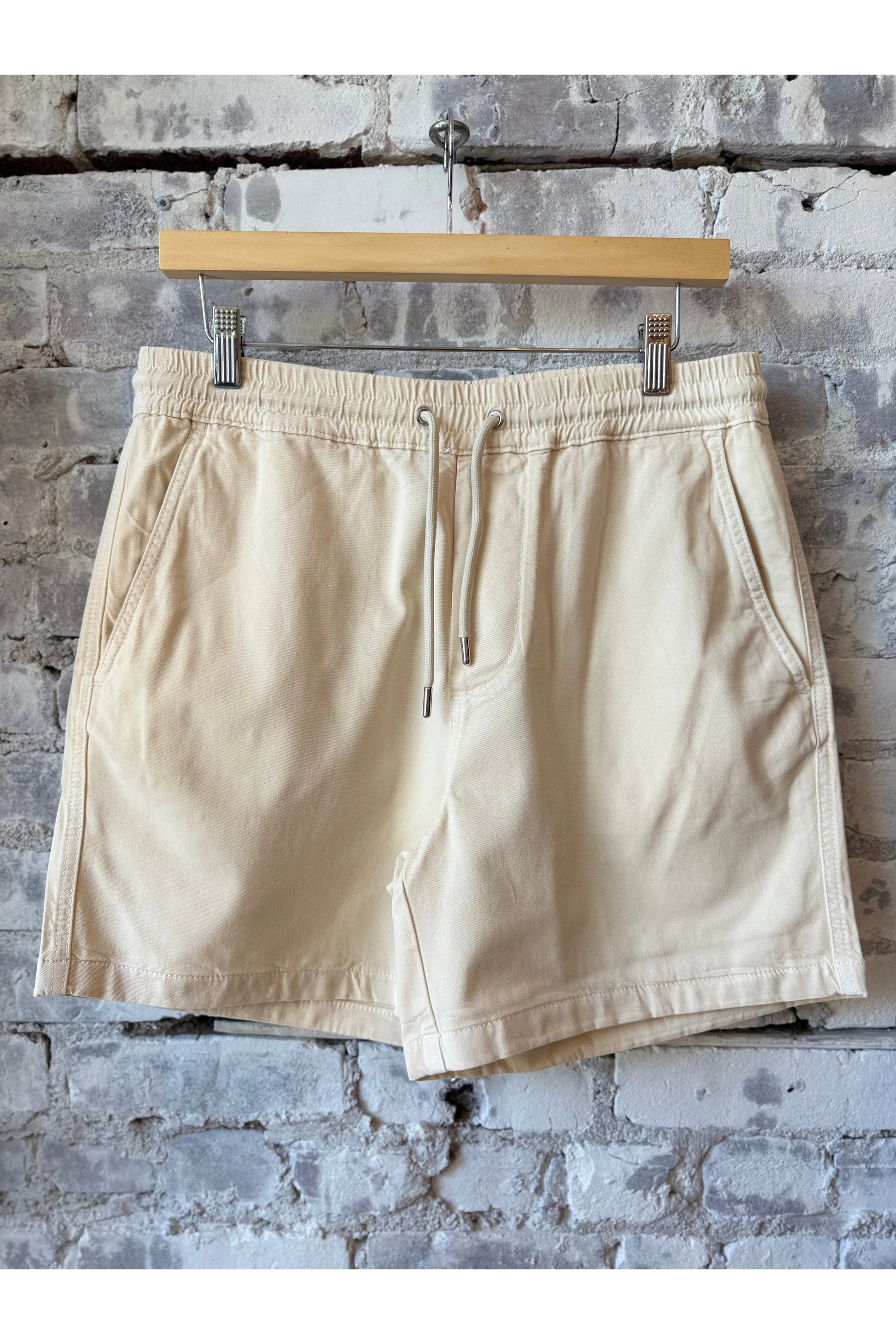 Gregor Lyocell Blend Shorts - Vanilla - DUNE + SALT