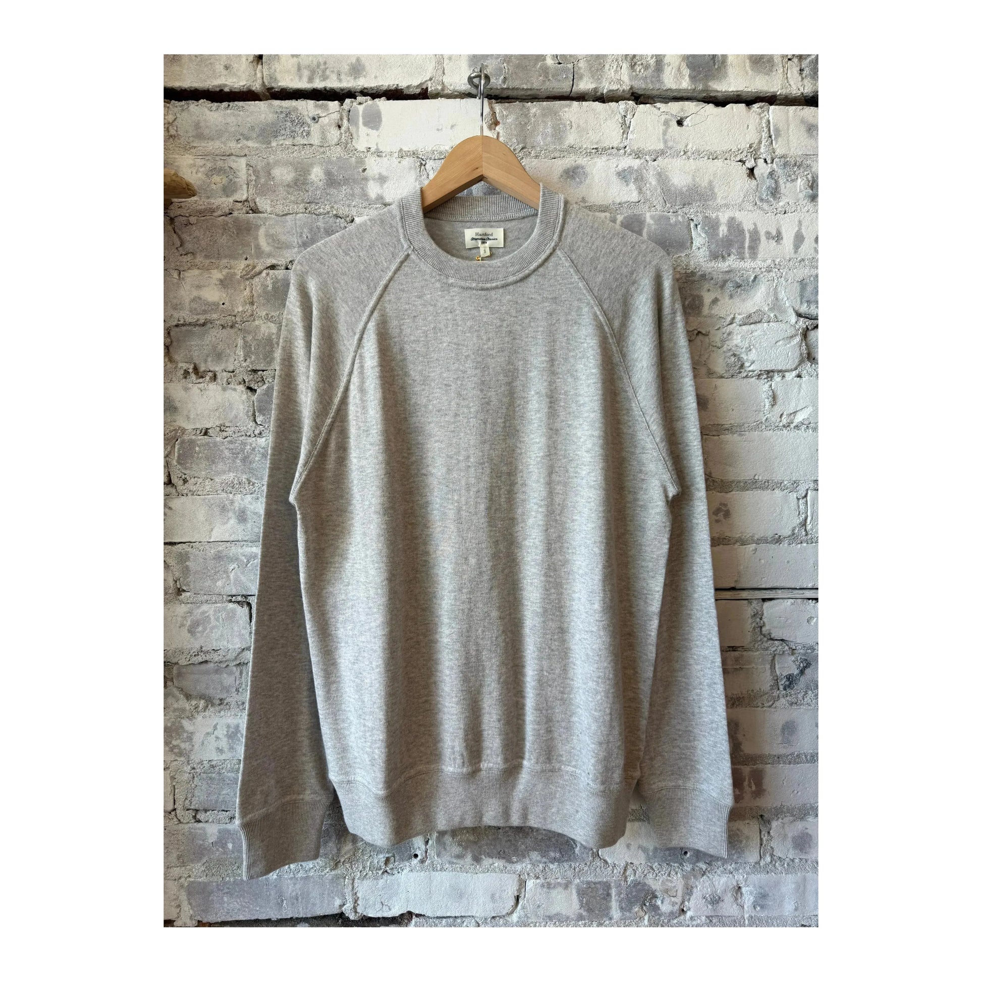Pima Cotton & Cashmere Sweater - Silver - DUNE + SALT