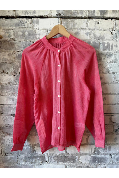 Mita Button Up Blouse - Nefas Fragaria - DUNE + SALT