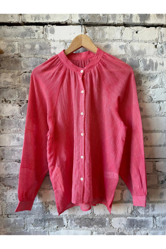 Mita Button Up Blouse - Nefas Fragaria - DUNE + SALT