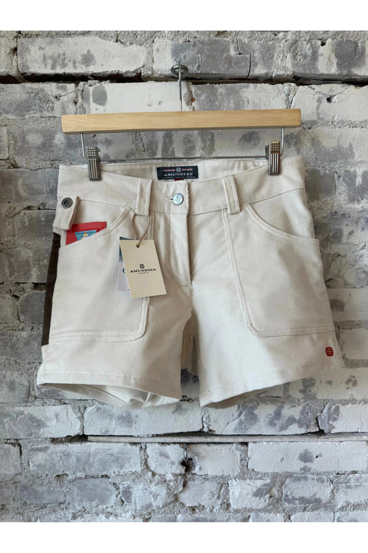 Women's 5incher Concord Shorts - Natural/Cowboy - DUNE + SALT