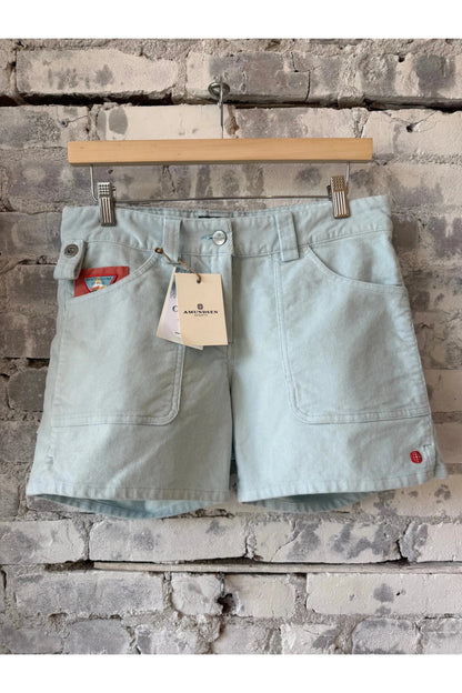 Women's 5incher Concord Garment Dyed Shorts - Faded Blue Sky - DUNE + SALT