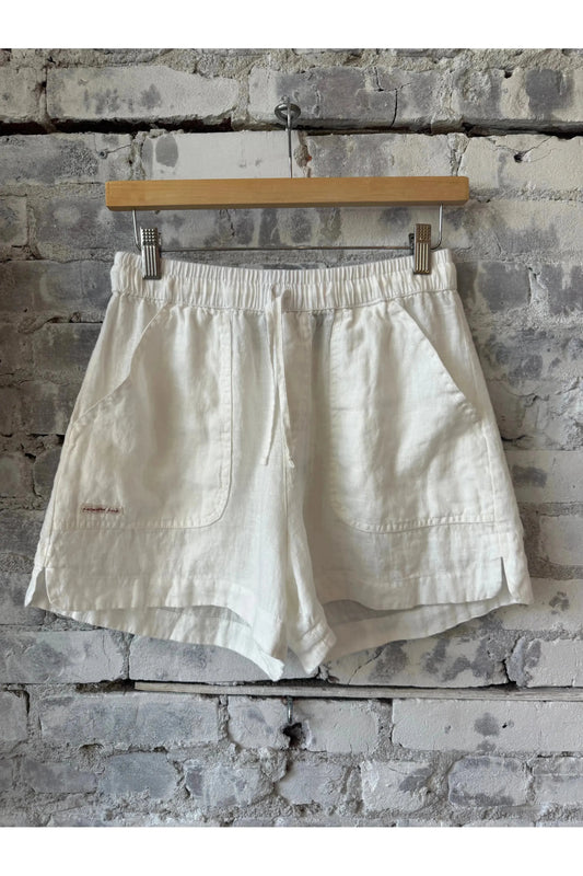 Women's Safari Linen Short - Natural - DUNE + SALT