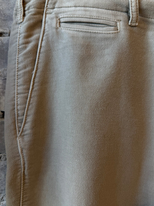 Hartford Men's Taos Woven Pants in Sand color, featuring comfortable fabric and casual fit, shown in a front view.
