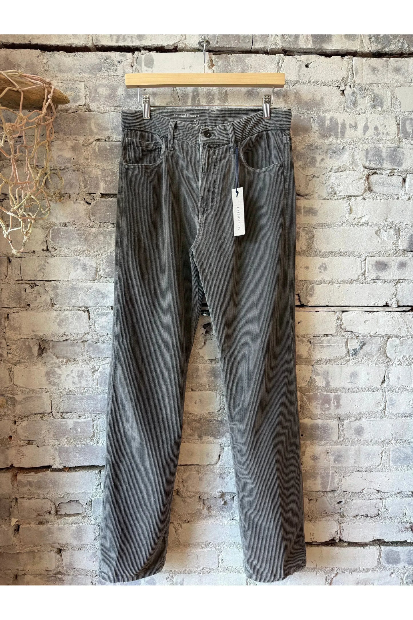 5-Pocket Cord Jean - Black - DUNE + SALT