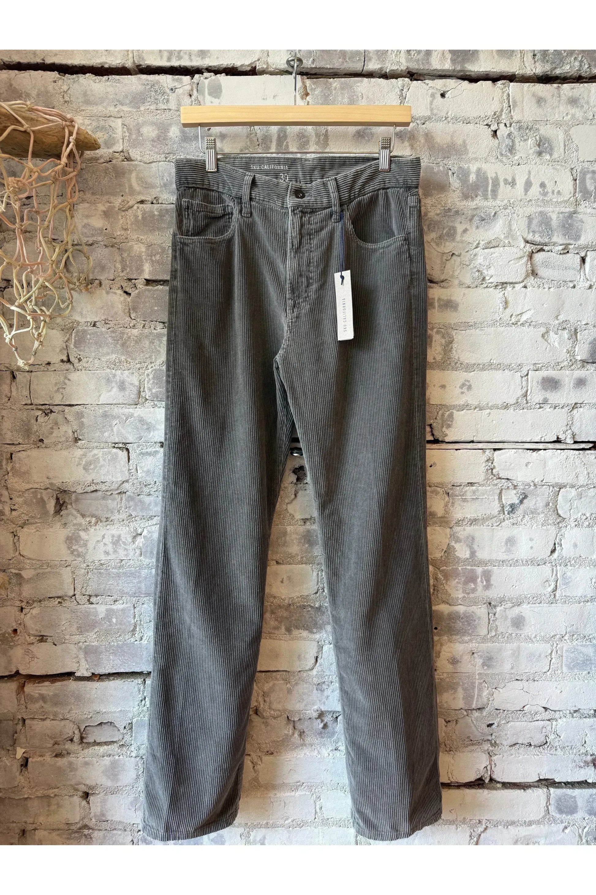 5-Pocket Cord Jean - Black - DUNE + SALT