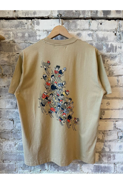 Chairlift T-Shirt - Plain Tan - DUNE + SALT