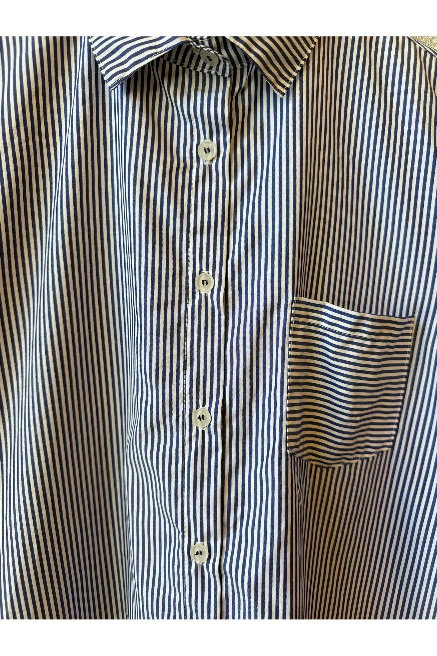 Pennington Shirt - Azure Stripe - DUNE + SALT