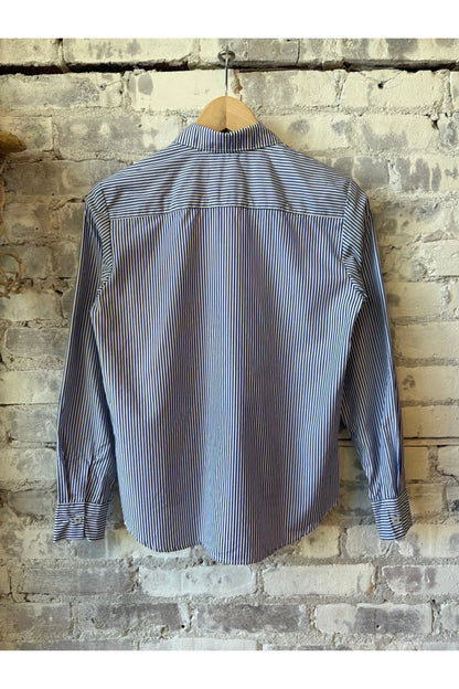 Pennington Shirt - Azure Stripe - DUNE + SALT