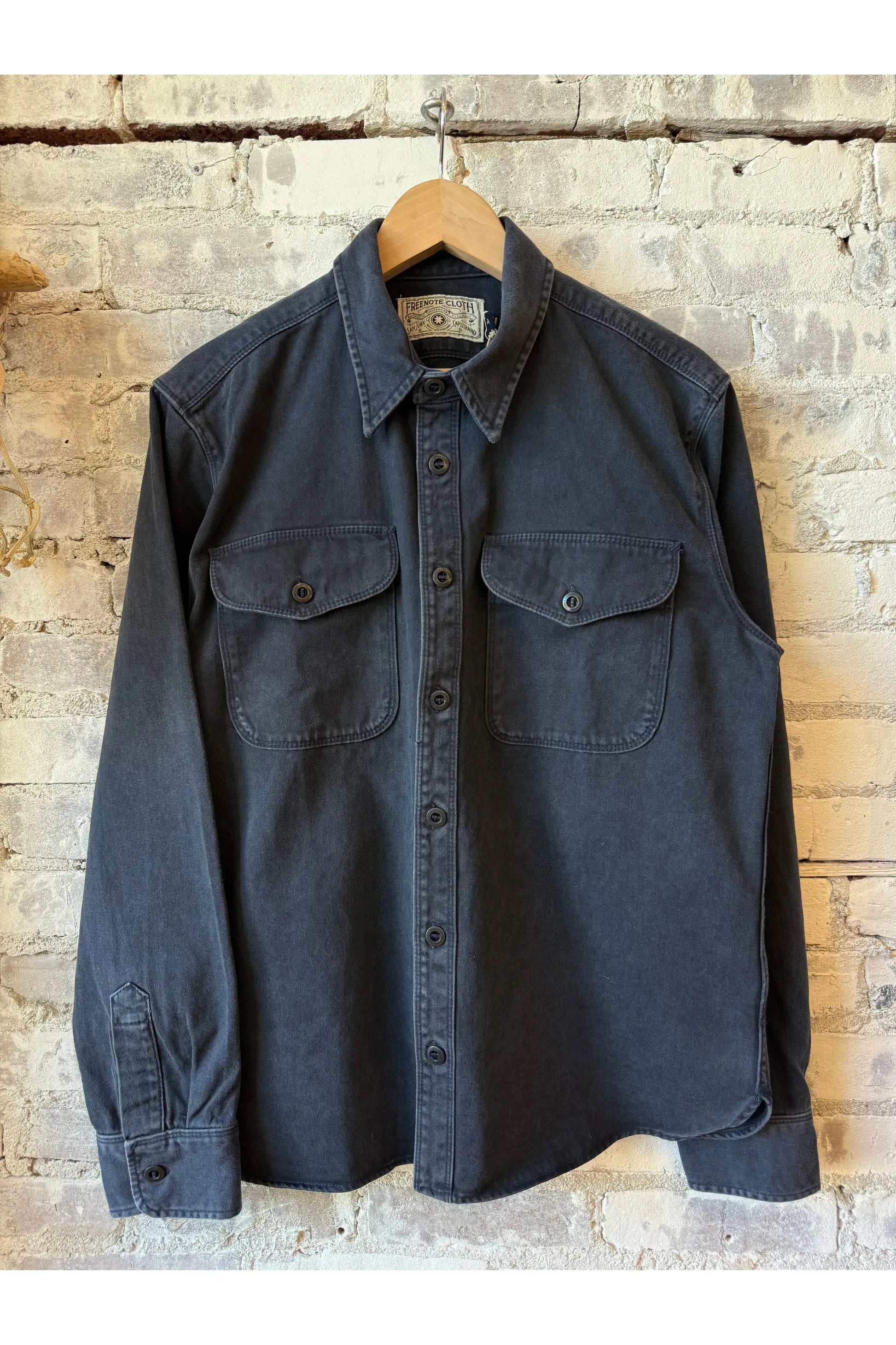 Utility Twill Shirt - Navy - DUNE + SALT
