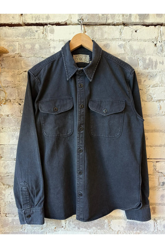 Utility Twill Shirt - Navy - DUNE + SALT