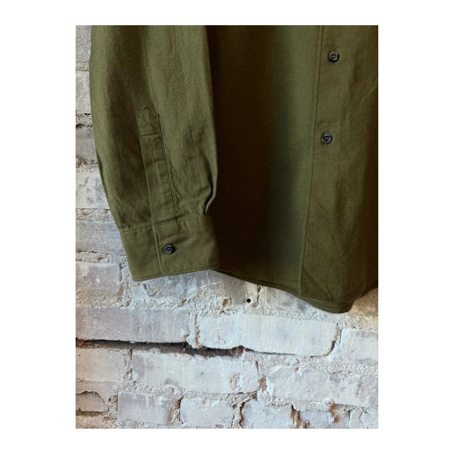 Comma Flannel Shirt - Military Green - DUNE + SALT