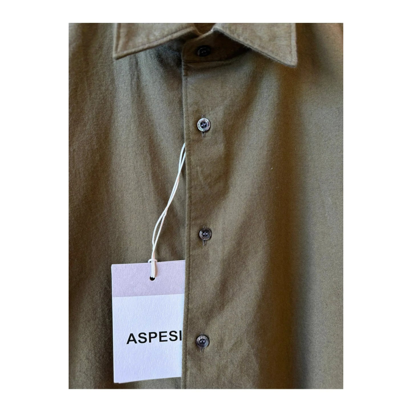 Comma Flannel Shirt - Military Green - DUNE + SALT