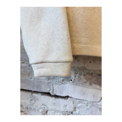 L/S Cotton Tencel Brushed Fleece Crew - Oat - DUNE + SALT