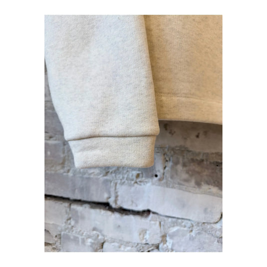 L/S Cotton Tencel Brushed Fleece Crew - Oat - DUNE + SALT