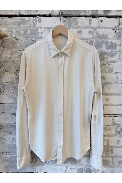 L/S Supima Jersey Easy Shirt - Ash - DUNE + SALT