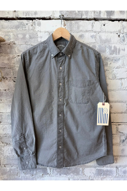 L/S American Oxford Shirt - Faded Black - DUNE + SALT