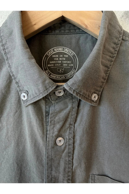 L/S American Oxford Shirt - Faded Black - DUNE + SALT