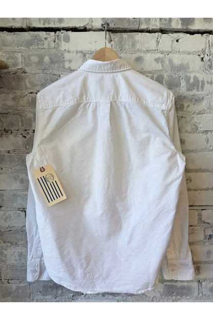 L/S American Oxford Shirt - White - DUNE + SALT
