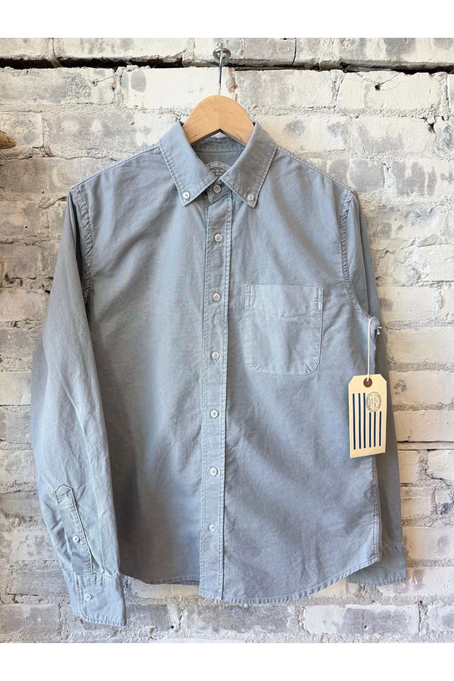 L/S American Oxford Shirt - Surf - DUNE + SALT