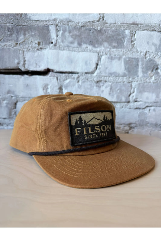 Waxed Trucker Cap - Gold Brown/Scenic - DUNE + SALT