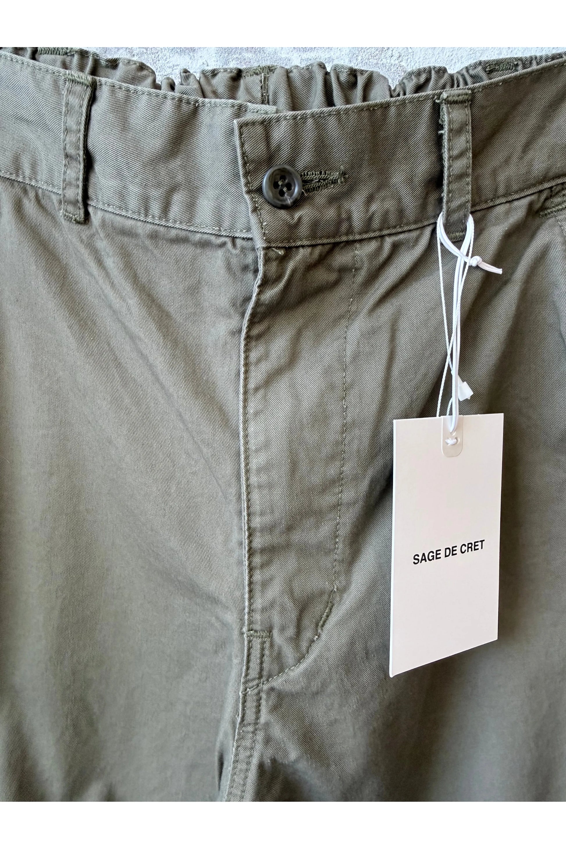 Pegtop Chino Pants - Olive - DUNE + SALT