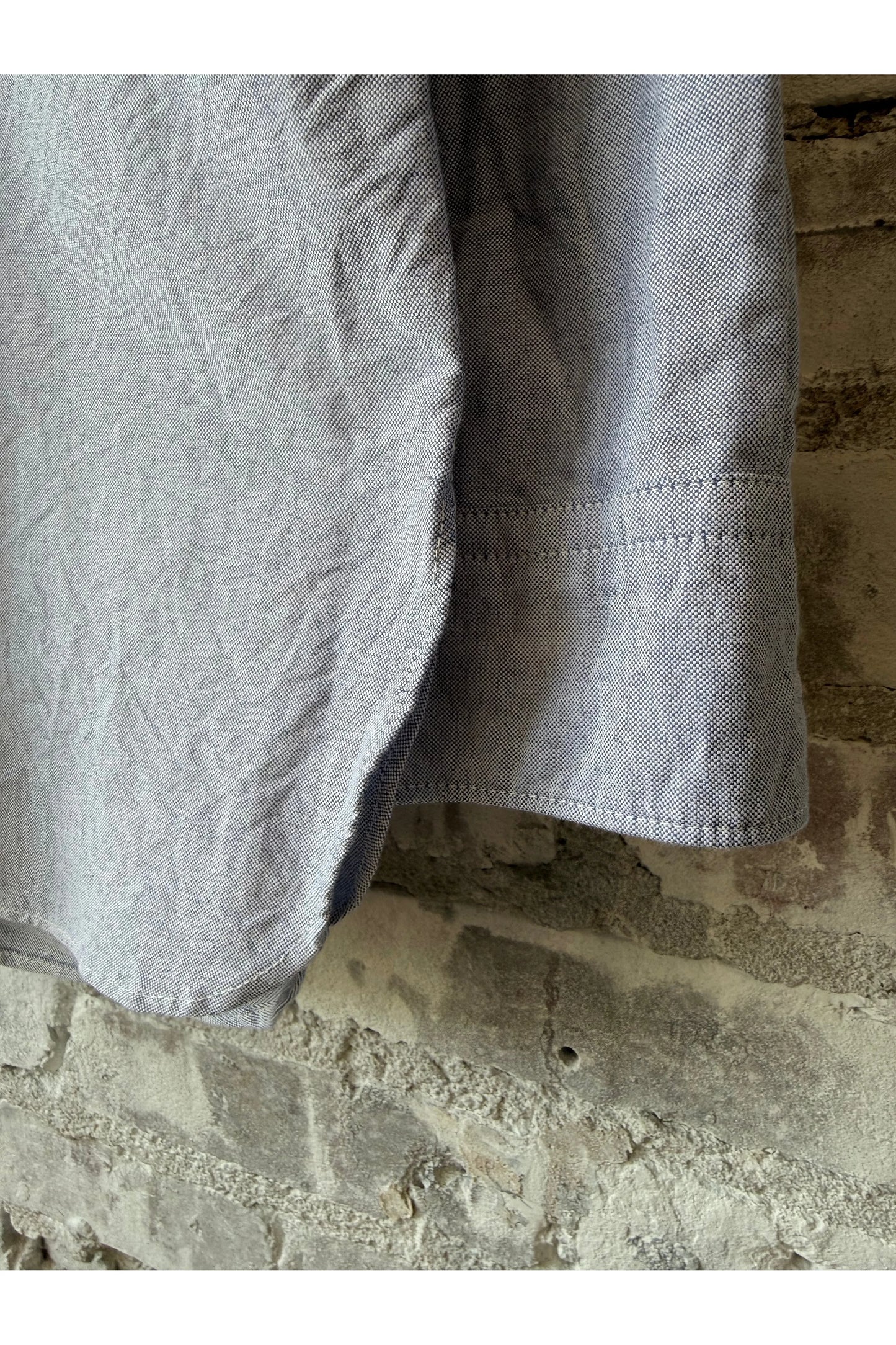 Heavy Oxford Short Point Collar Shirt - Navy - DUNE + SALT