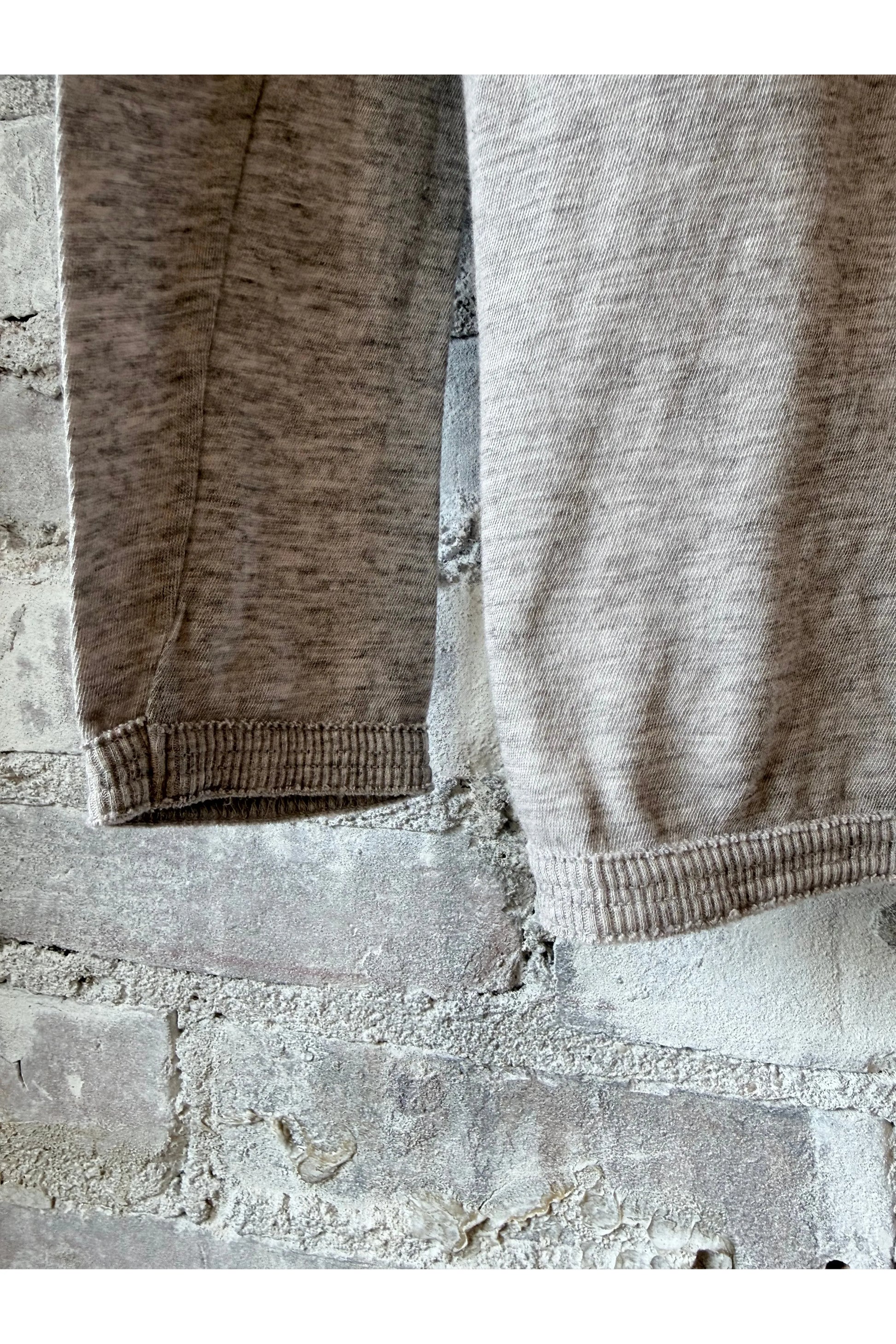 Gauze Crewneck Jersey Pullover - Grey - DUNE + SALT