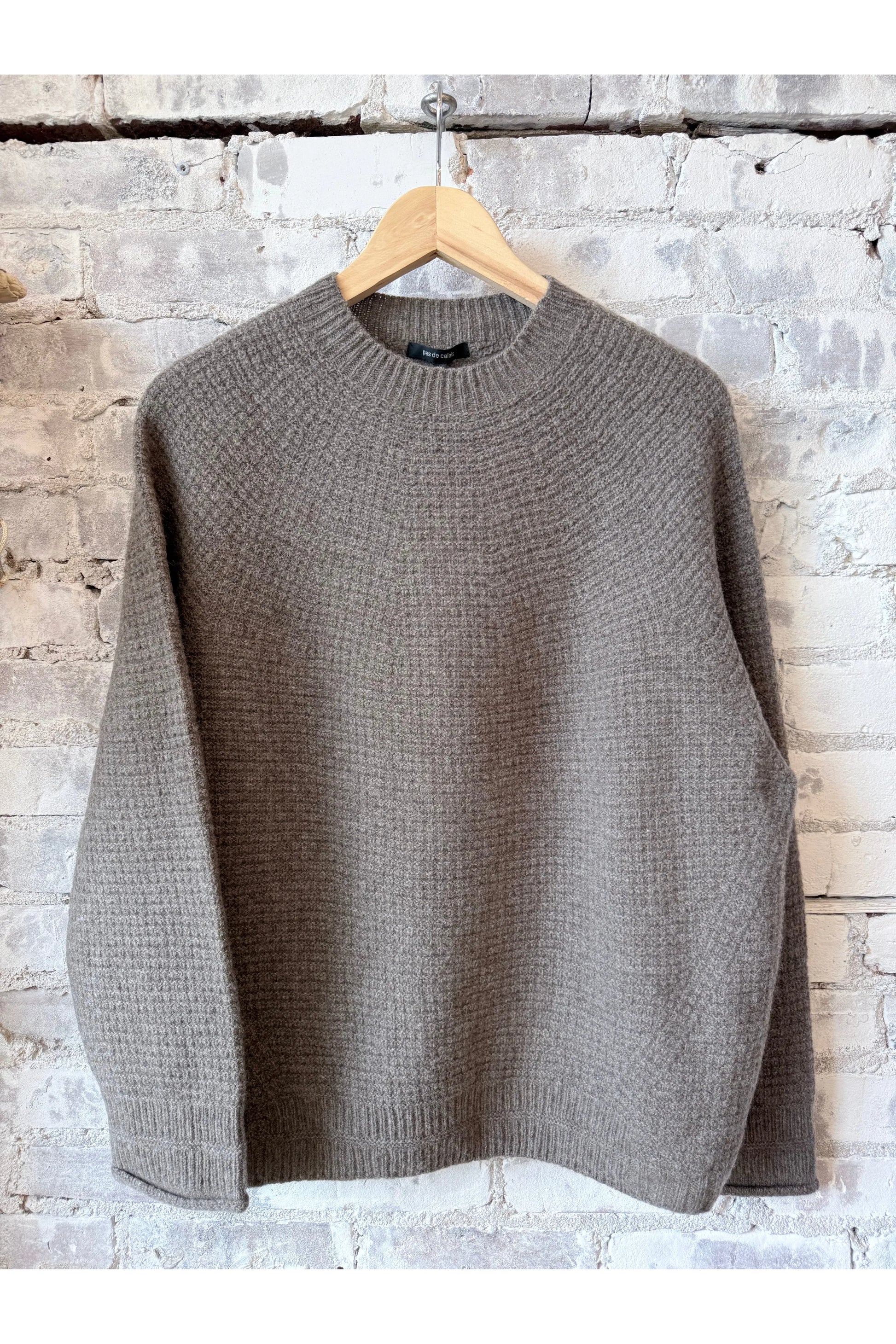 Wool Cashmere Pullover - Greige - DUNE + SALT
