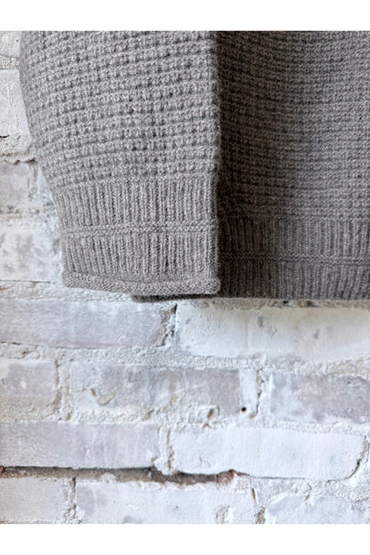 Wool Cashmere Pullover - Greige - DUNE + SALT
