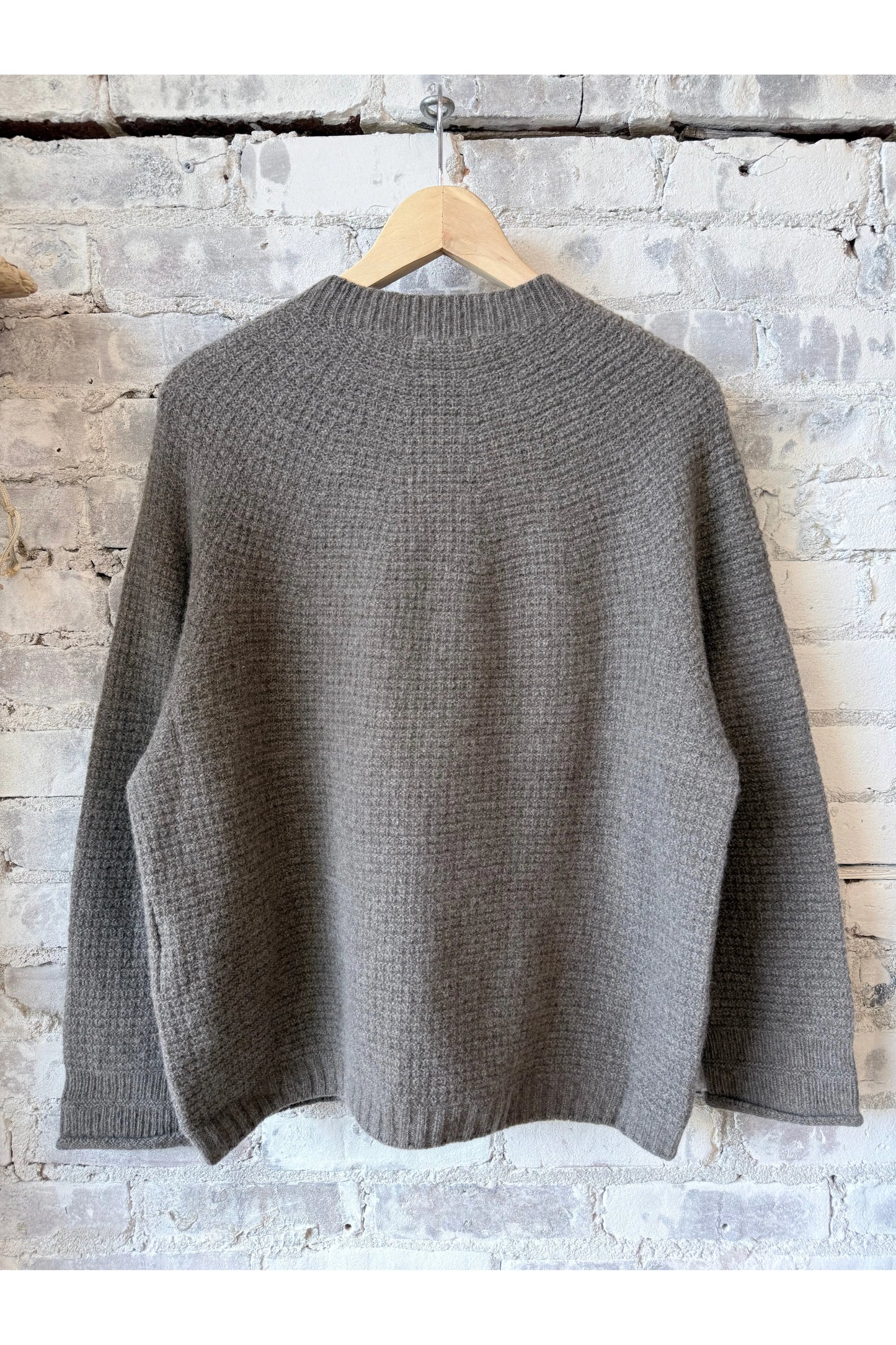 Wool Cashmere Pullover - Greige - DUNE + SALT