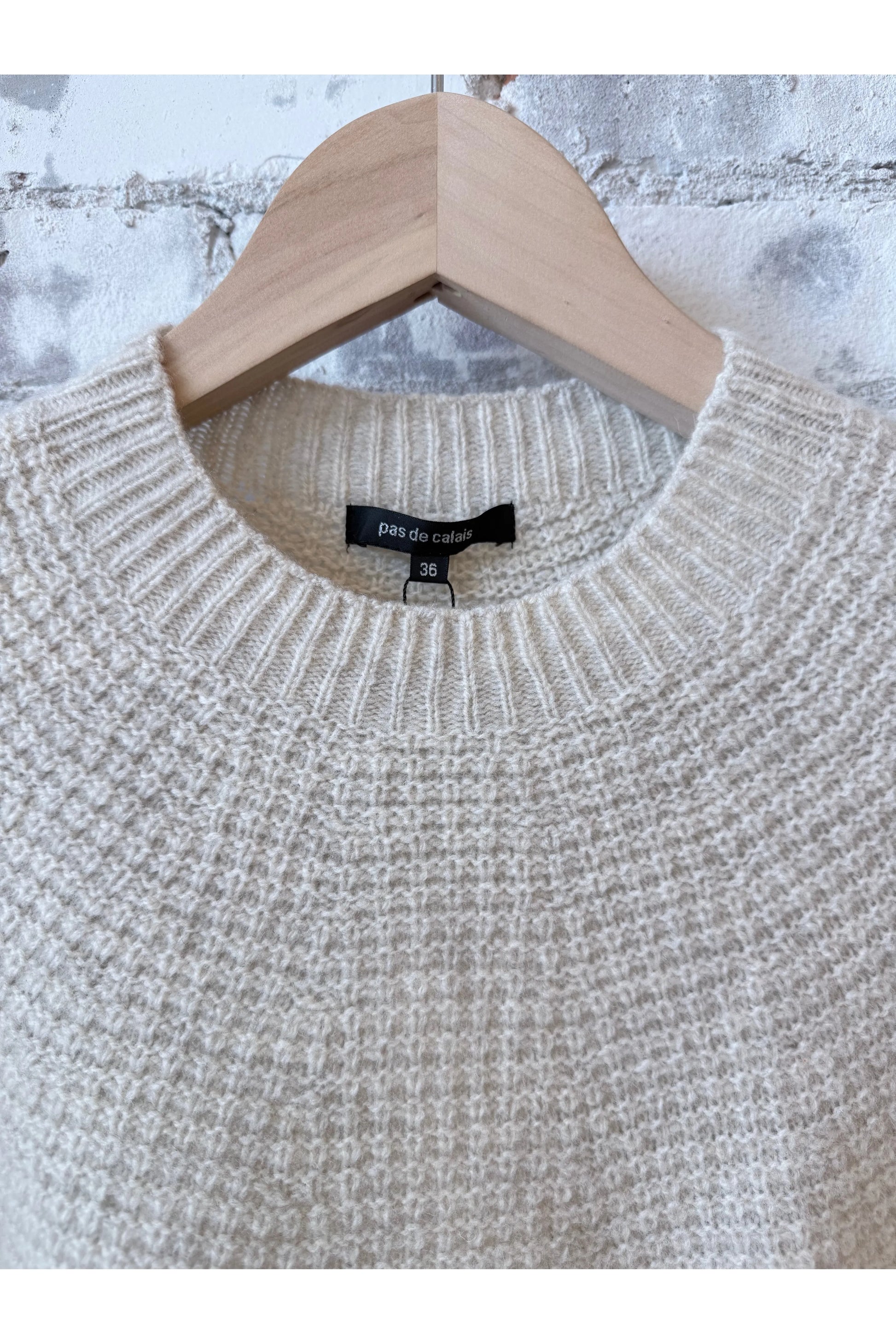 Wool Cashmere Pullover - Ivory - DUNE + SALT