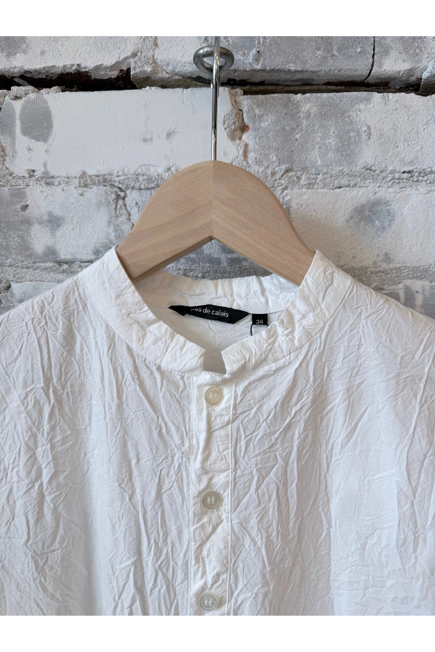 Cotton Typewriter Dress - White - DUNE + SALT