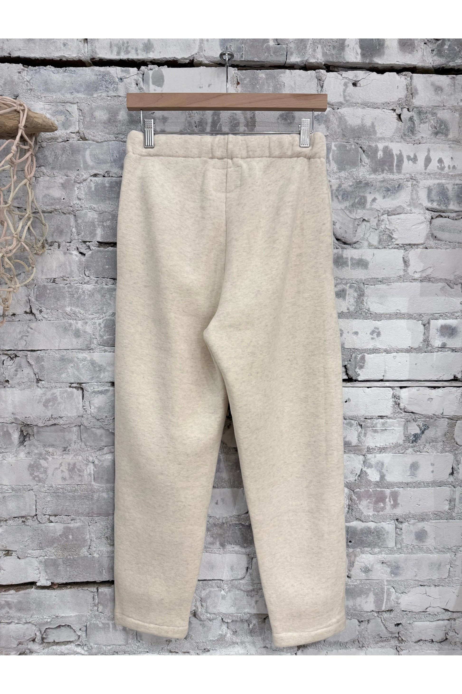Cotton Tencel Brushed Fleece Jogger - Oat - DUNE + SALT