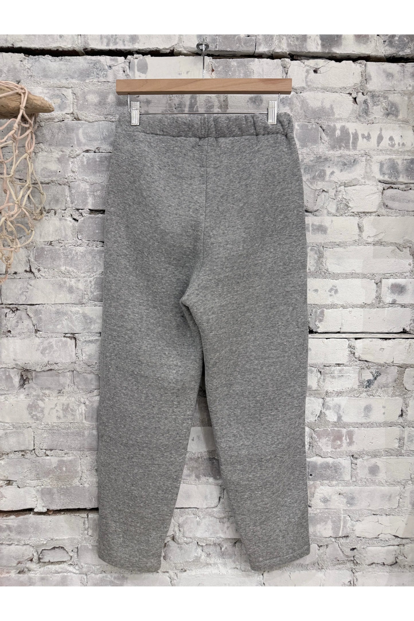 Cotton Tencel Brushed Fleece Jogger - Heather Charcoal - DUNE + SALT