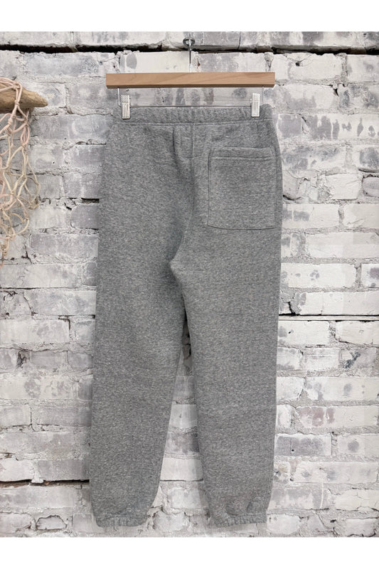 L/S Cotton Tencel Brushed Fleece SweatPant - Heather Charcoal - DUNE + SALT
