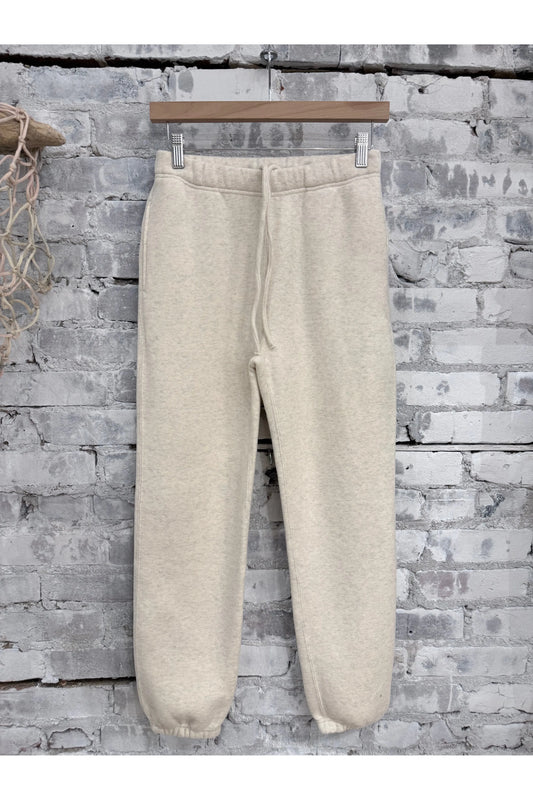 L/S Cotton Tencel Brushed Fleece SweatPant - Oat - DUNE + SALT
