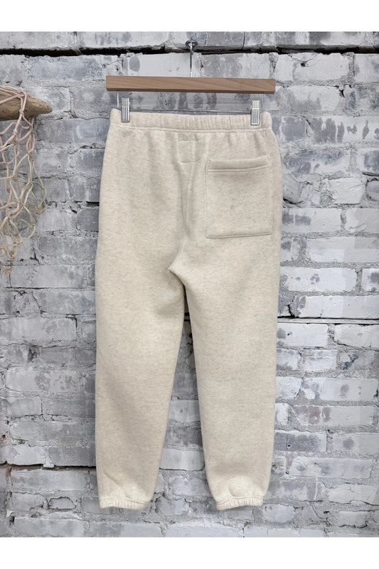 L/S Cotton Tencel Brushed Fleece SweatPant - Oat - DUNE + SALT