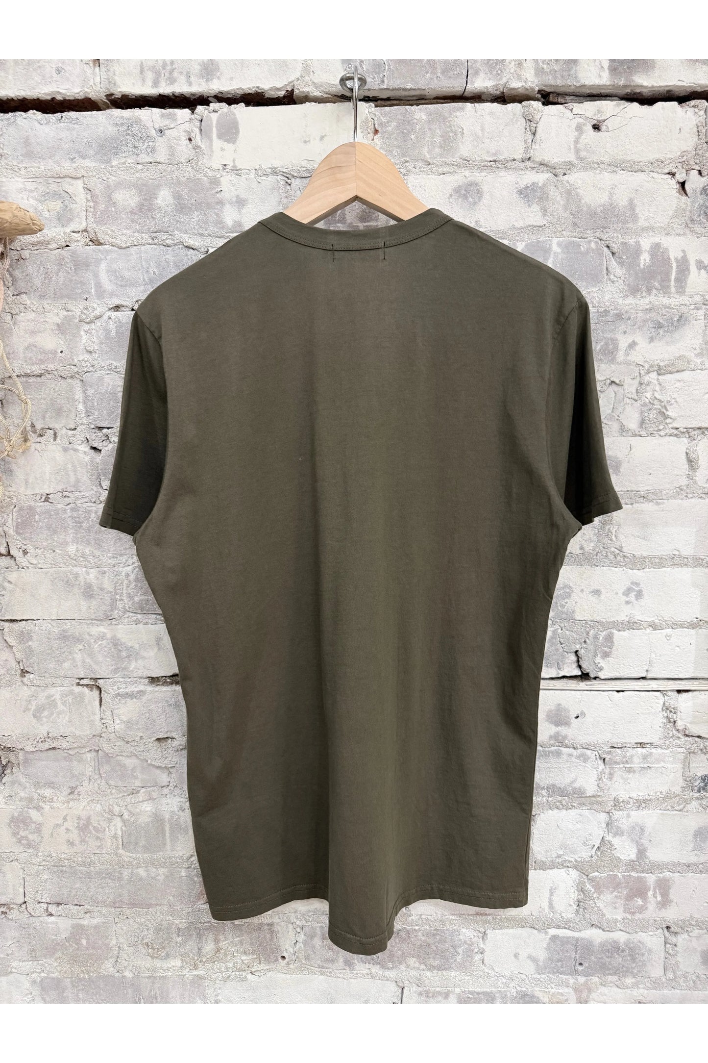 Supima SS Crewneck Tee - Military - DUNE + SALT