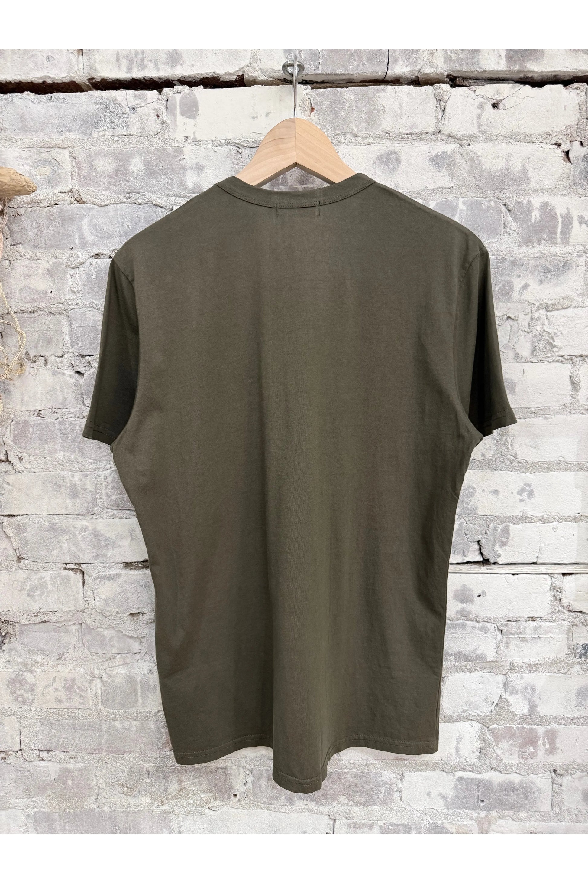 Supima SS Crewneck Tee - Military - DUNE + SALT