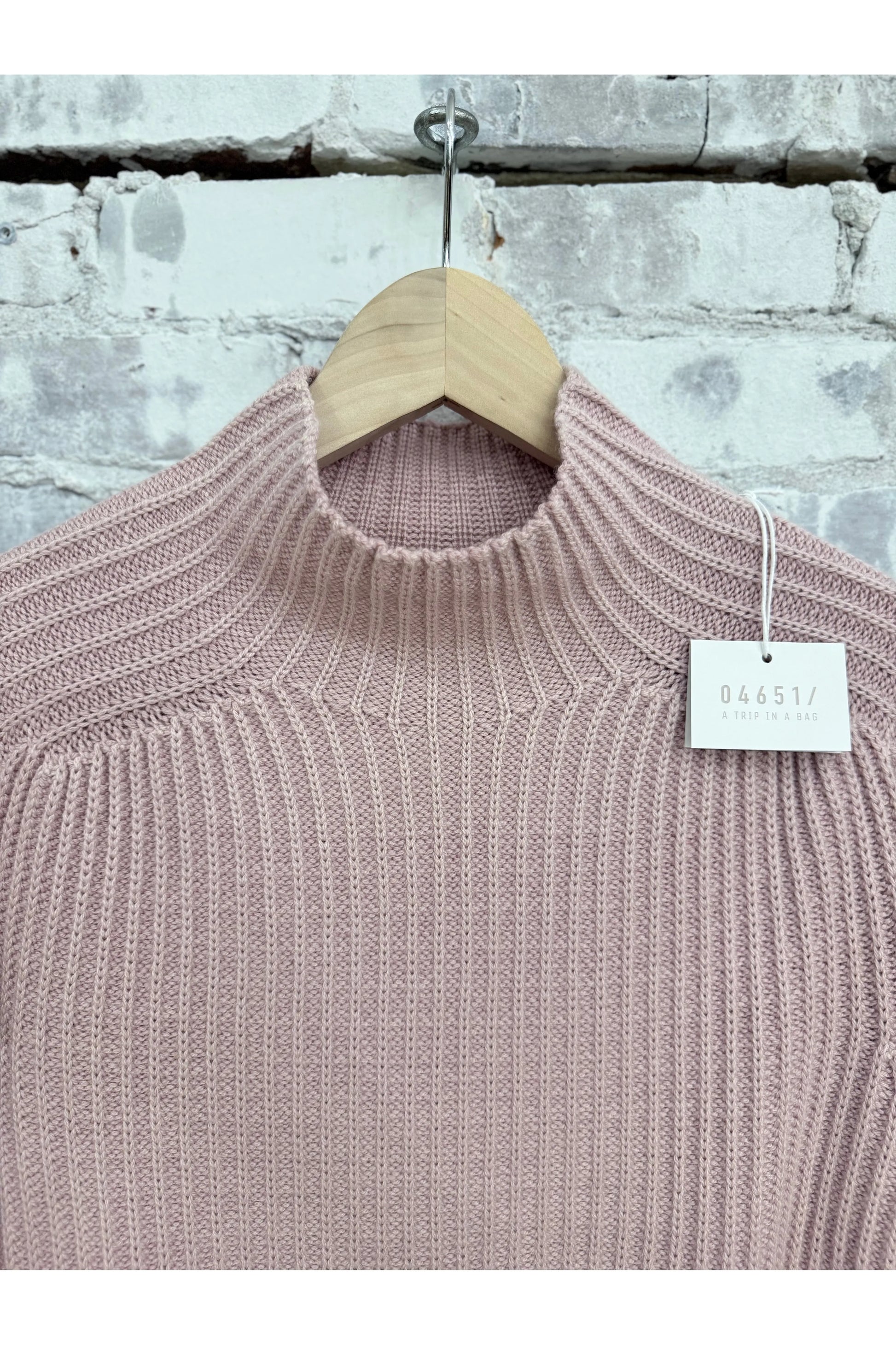 Foggy Mock Jumper - Blush - DUNE + SALT