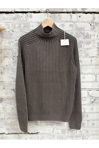 Foggy Mock Jumper - Taupe - DUNE + SALT