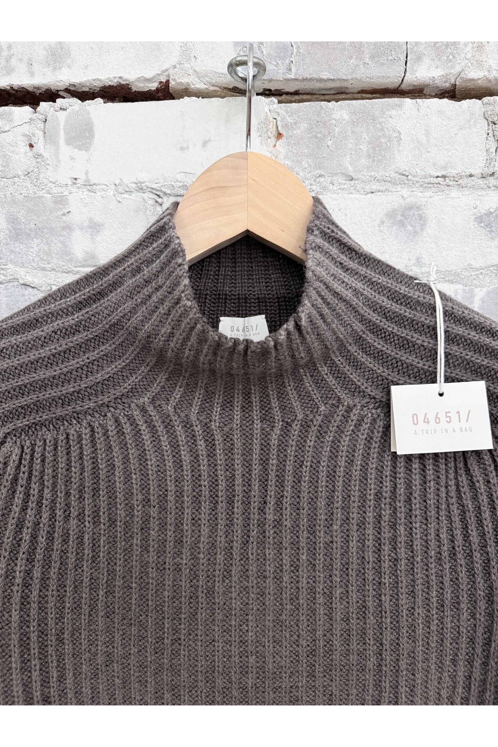 Foggy Mock Jumper - Taupe - DUNE + SALT